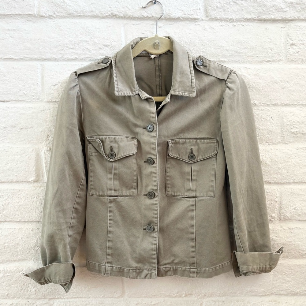 Vintage Green Military Jacket